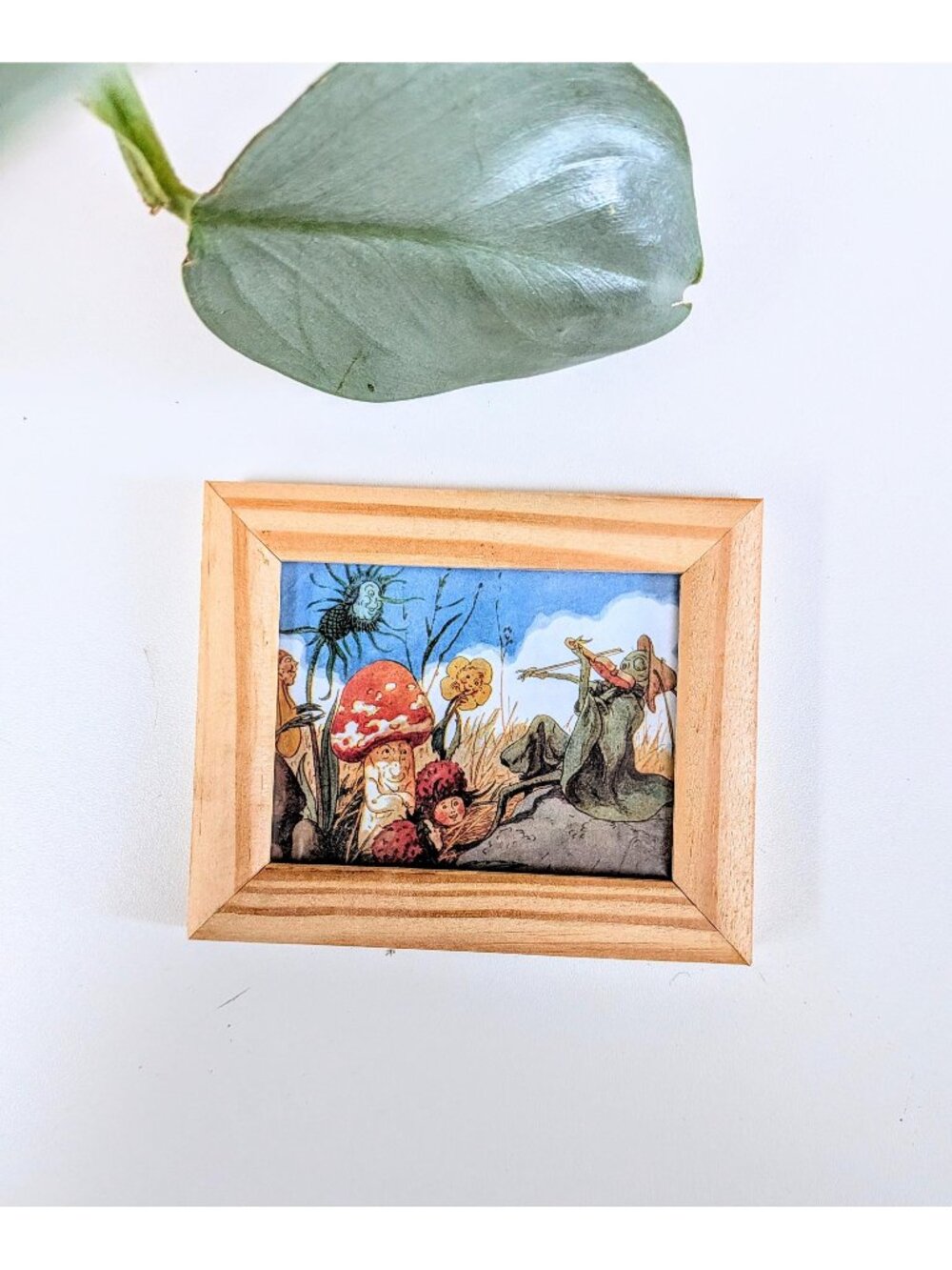 Vintage Framed Book Illustration "Natures Sounds" Art Print | Framed Retro